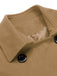 1950s Solid Color Lapel Slim Coat, vintage jacket, retro coat, classic outerwear, women, elegant