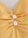 This 1950s Solid Contrast V-Neck Swing Dress wraps her in 1950s elegance, one twirl at a time