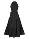 1950s Solid Crew Halter Tiered Dress, vintage dress, retro fashion, rockabilly, pin-up fashion - perfect for women who love vintage and retro fashion