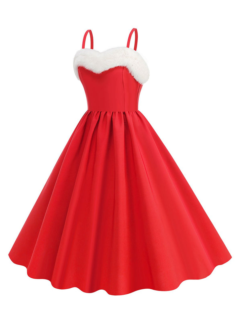 Mrs. Claus Red Christmas Dress