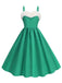 1950s Solid Fur Collar Christmas Dress — the kind of 1950s dress that makes strangers smile