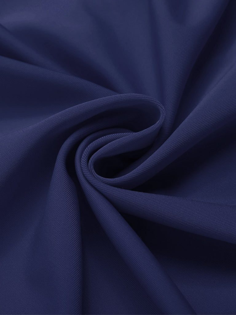 1950s Solid Halter Boxer OnePiece | 1950s | vintage swimsuit, retro beachwear
