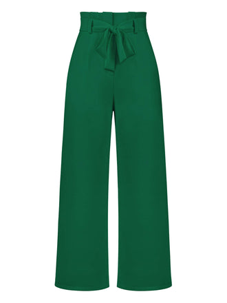 1950s Solid Hight Waist Wideleg Pants — vintage elegance for the modern woman