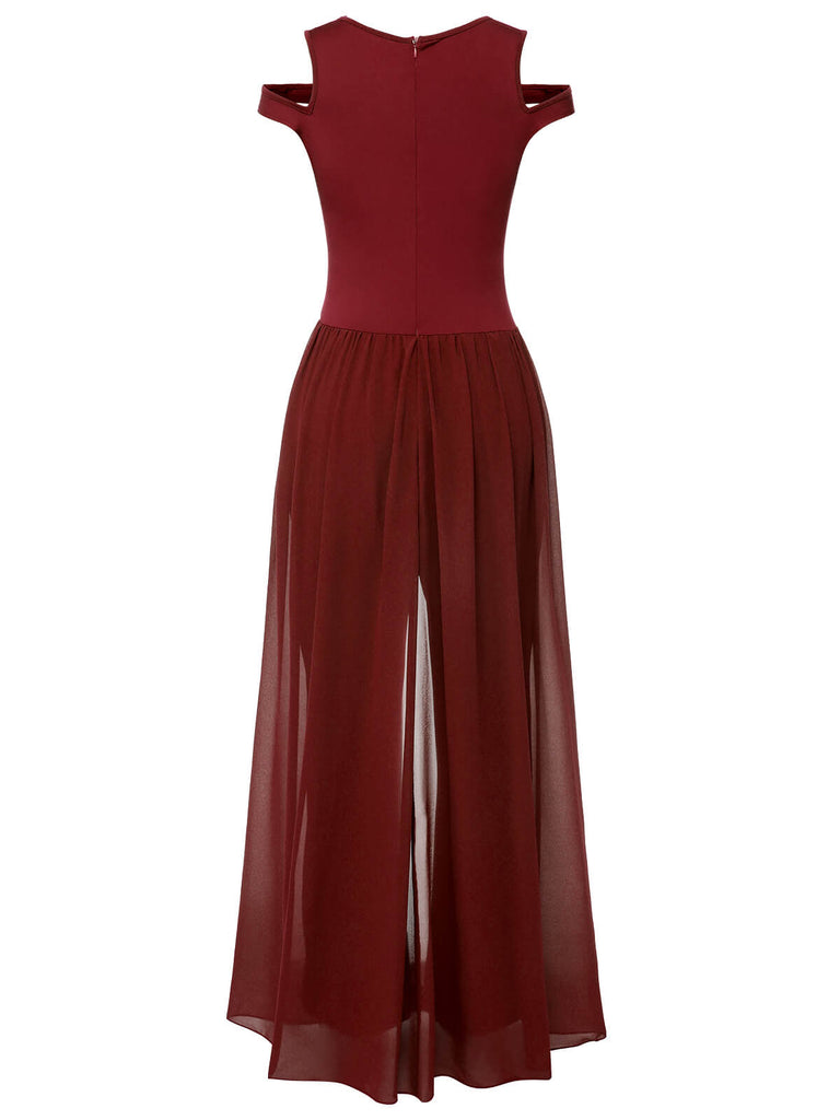 1950s Solid Patchwork Sleeveless Cutout Jumpsuit, vintage romper, retro jumpsuit - perfect for women who love vintage and retro fashion