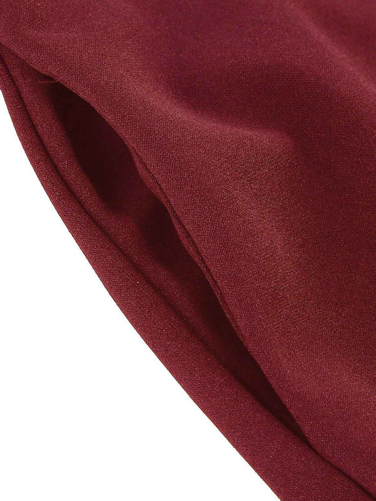 1950s Solid Pleated Button Belted Skirt — because 1950s glamour deserves an encore