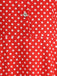 1950s Solid Polka Dot Shirt Collar Belted Swing Dress - vintage dress, retro fashion, elegant style for vintage lovers
