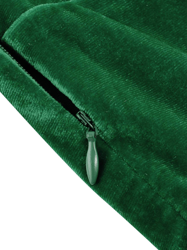 1950s Solid Square Neck Velvet Dress — a 1950s silhouette that turns sidewalks into runways