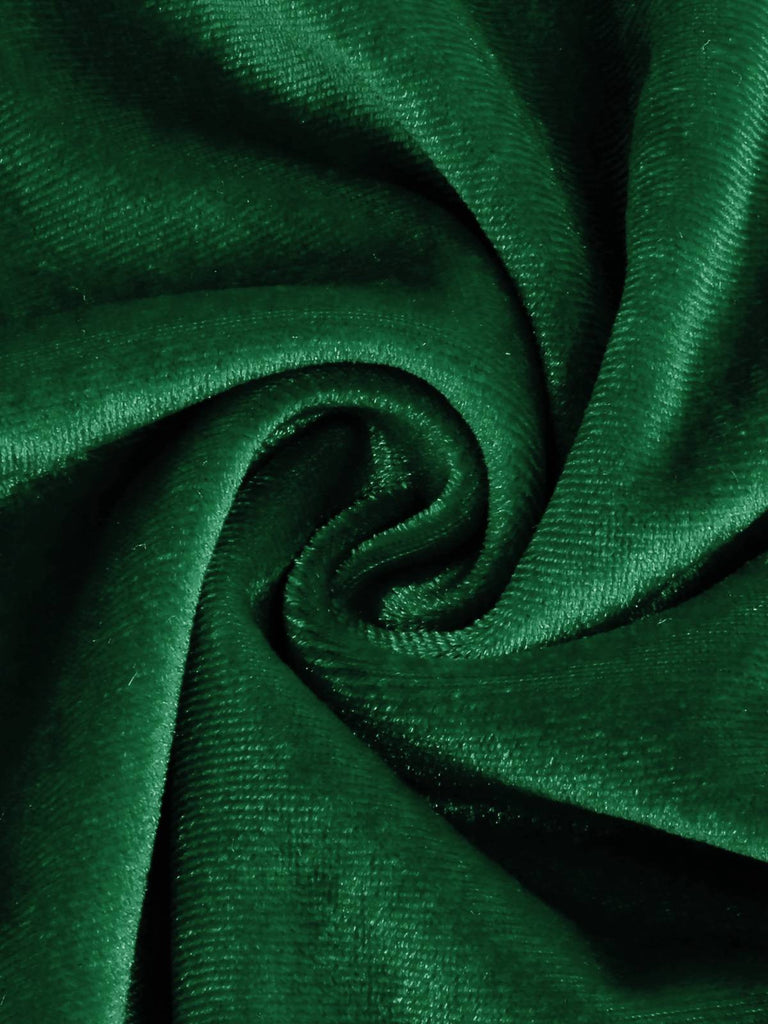 1950s Solid Square Neck Velvet Dress: where 1950s romance meets her modern spirit