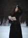 1950s Solid Stand Collar Button Coat - vintage outerwear, classic elegance for women