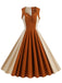 1950s Solid Sweetheart Neck Patchwork Dress, vintage dress, retro fashion, rockabilly, pin-up fashion - perfect for women who love vintage and retro fashion
