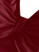 This 1950s Solid V-Neck Ruched Halter One-Piece Swimsuit carries 1950s vacation dreams in every stitch