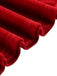 1950s Solid Velvet V-Neck Swing Dress — the kind of 1950s dress that makes strangers smile