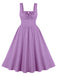 1950s Solid Wide Strap Dress, vintage dress, retro fashion, rockabilly, pin-up fashion - perfect for women who love vintage and retro fashion