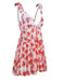 1950s Spaghetti Strap Heart Ruffles Mini Nightgown: where 1950s romance meets her modern spirit