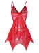 1950s Spaghetti Strap Lace Mesh Nightgown: where 1950s romance meets her modern spirit