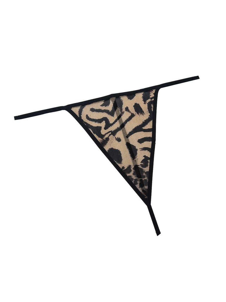 1950s Spaghetti Strap Slit Leopard Lace Nightgown — the kind of 1950s dress that makes strangers smile