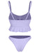 1950s Spaghetti Strap Solid Ruffles Swimsuit & Cover-Up, vintage swimsuit, pin-up swimwear - perfect for women who love vintage and retro fashion
