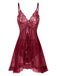 1950s Spaghetti Straps Lace Sheer Nightdress: where 1950s romance meets her modern spirit