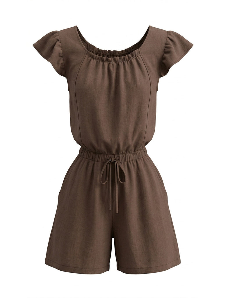 1950s Square Neck Jumpsuit 4