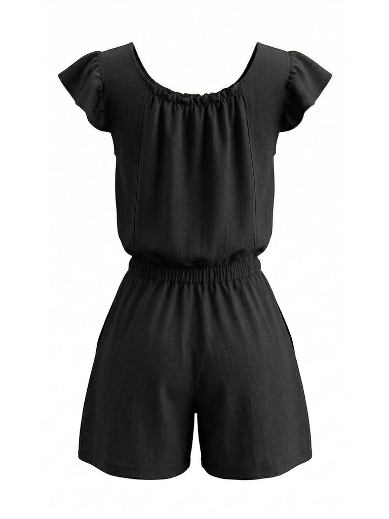 1950s Square Neck Jumpsuit 2