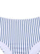 1950s Stripes Criss-Cross High-Waist Bikini Set - vintage fashion, retro style