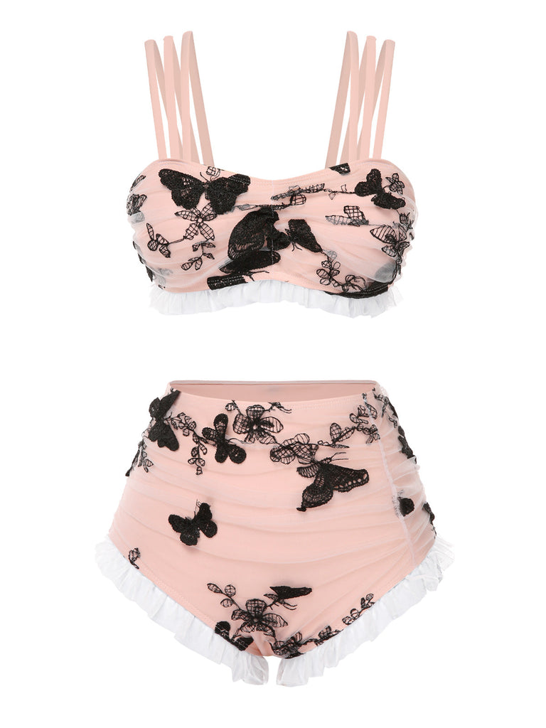 1950s Summer Daisy Tankini Set - vintage fashion, retro style