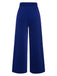 1950s Velvet High-Waist Solid Pants — 1950s confidence tailored for her stride