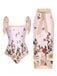 She's wearing 1950s Vintage Floral Swimsuit & Cover-Up and the whole beach remembers the 1950s