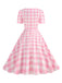 1950s Vintage Sweetheart Bow Swing Dress, vintage dress, retro fashion, rockabilly, pin-up fashion, women, elegant