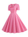 1950s Vintage Sweetheart Bow Swing Dress, vintage dress, retro fashion, rockabilly, pin-up fashion - perfect for women who love vintage and retro fashion