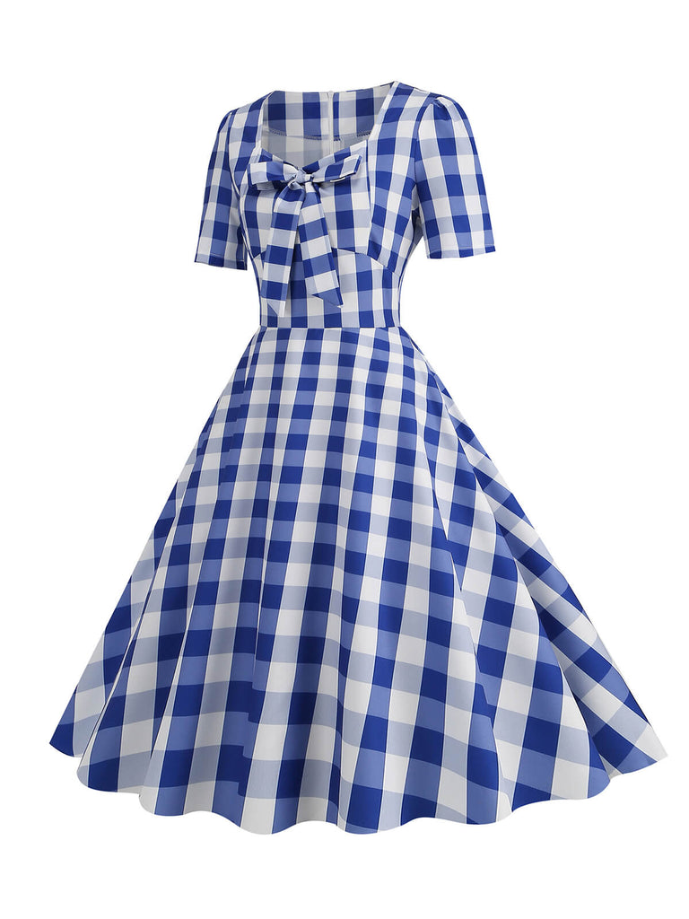 1950s Vintage Sweetheart Bow Swing Dress, vintage dress, retro fashion, rockabilly, pin-up fashion - perfect for women who love vintage and retro fashion