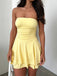 1960s Bandeau Solid Bodycon Dress: where 1960s romance meets her modern spirit