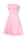 1960s Bandeau Solid Bodycon Dress — a 1960s silhouette that turns sidewalks into runways