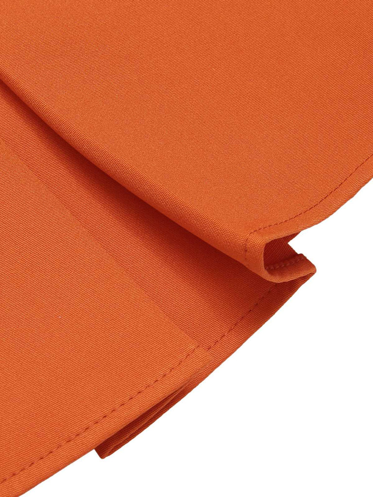 She sways in this 1960s Button Solid Belted Skirt and it's pure 1960s magic