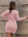 1960s Cable Knit Long Sleeves Dress - vintage dress, retro fashion