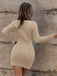 1960s Cable Knit Long Sleeves Dress - vintage dress, retro fashion
