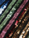 She slips into this 1960s Colorful Stripes Sequined Mesh Dress and suddenly it's a 1960s daydream