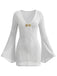1960s Cutout V-Neck Cover Vintage Up - vintage fashion, retro style