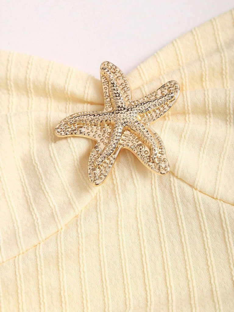 gold starfish dress Gold Starfish Dress