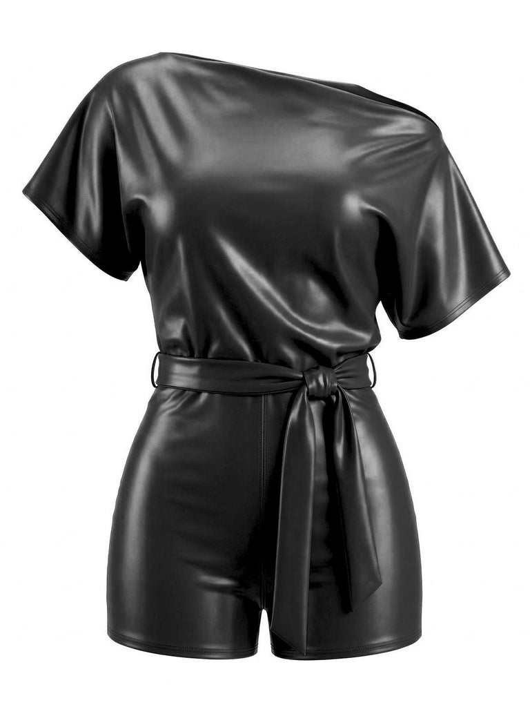 1960s One-Shoulder Romper