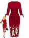 1960s Floral Cut-Out Patchwork Tie Dress - vintage dress, retro fashion