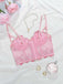 She slips into 1960s Floral Embroidered Bow Underw