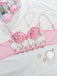 1960s Floral Embroidered Bow Underwire Lingerie — 
