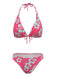 1960s Floral Tropical Bikini - vintage fashion, retro style