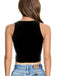 1960s Halloween Skull Pumpkin Crop Sleeveless Top - vintage fashion, retro style