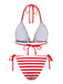 1960s Halter Contrast Stripes Stars Bikini — because 1960s glamour never goes out of style