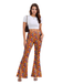 1960s High Waist Floral Flare Pants, vintage fashion, retro style - perfect for women who love vintage and retro fashion