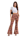 1960s High Waist Floral Flare Pants, vintage fashion, retro style - perfect for women who love vintage and retro fashion