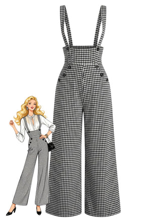 Black 1960s Vintage Classic Jumpsuit