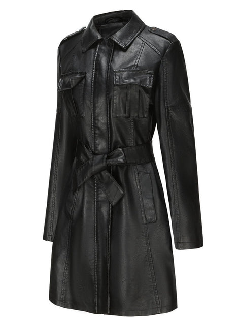 1960s-Lapel-Belted-Long-